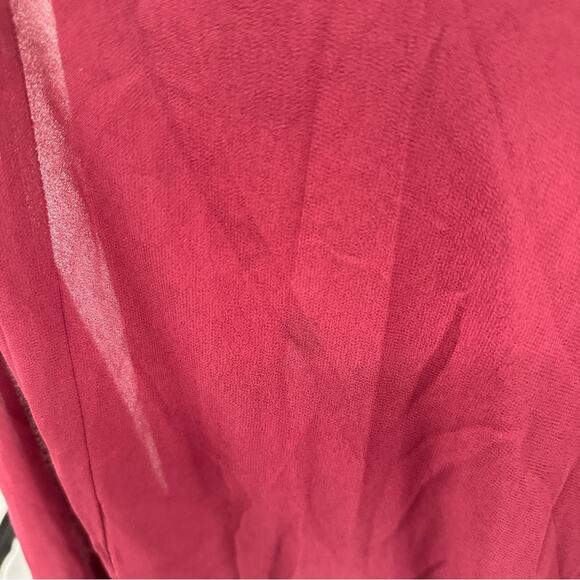 Birdy Grey Devin Convertible Chiffon Bridesmaid Dress in Cabernet Sz S NEW - Picture 9 of 10